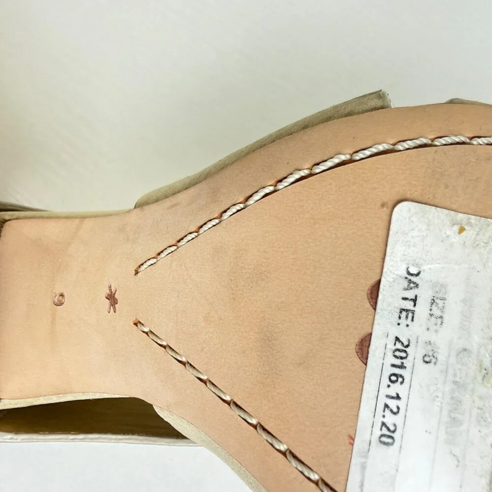 EUC Splendid Danett Cross Strap Pebbled Leather Sandals Black Heel